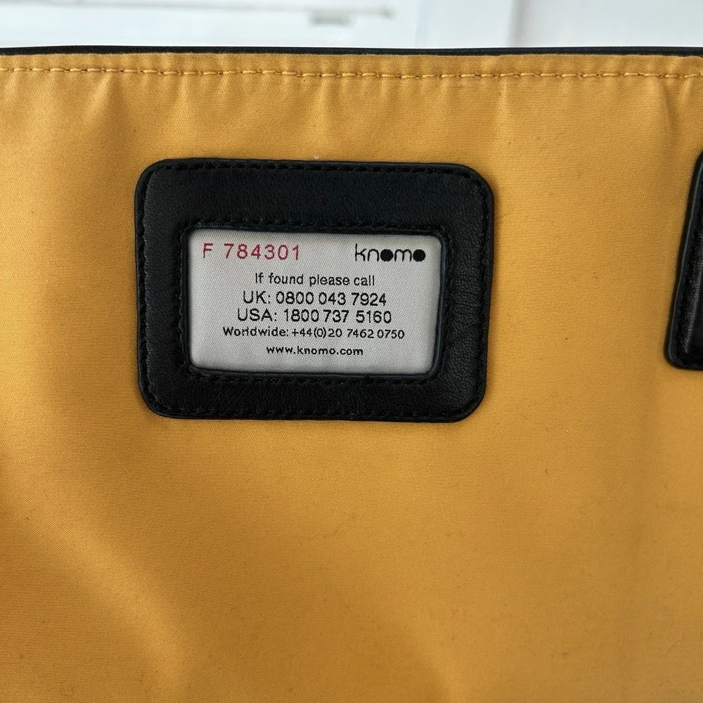 Knomo London Kobe iPad Messenger Crossbody Bag‎ Blue EUC